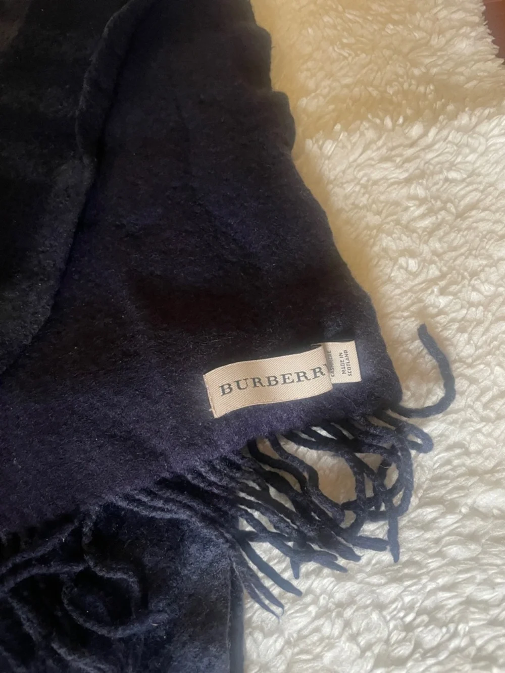 Burberry Blue Scarf - Picture 4 of 5